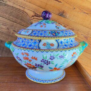 Minton Chinese Garden handpainted ceramic tureen set